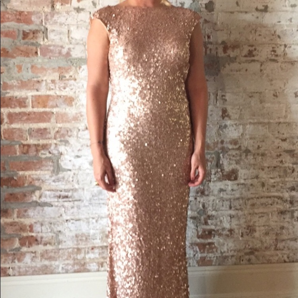 Rose Gold Ball Gown